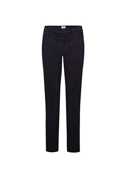 Pavel Slim Tapered Fit Solmayan Siyah Erkek Jean Pantolon