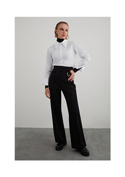 Fit Kesim Likralı Poplin Pamuk Gömlek modelleri