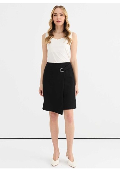 Siyah Kadın Standart Etek 25YSL3467
