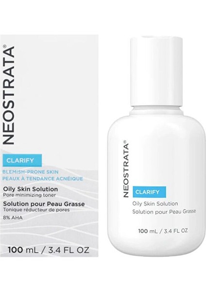 Clarify Yağlı Ciltler Için Tonik 100 ml fiyatları