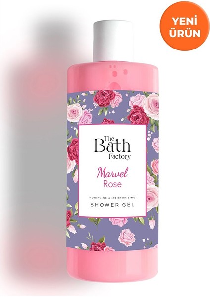Nemlendirici ve Besleyici Marvel Rose Duş Jeli 400 ml