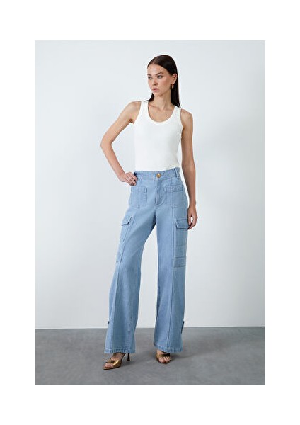 Cep Detaylı Mavi Jean Pantolon fiyatları