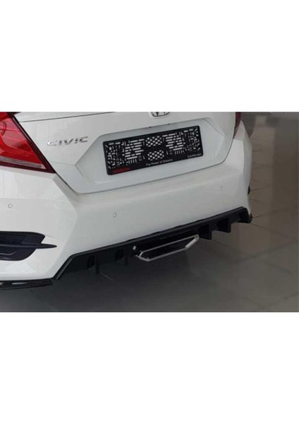 Honda Civic Fc5 Si Difüzör Mat Siyah