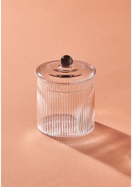 Striped Borosilikat Cam Şekerlik 9X9X11 cm fiyatları