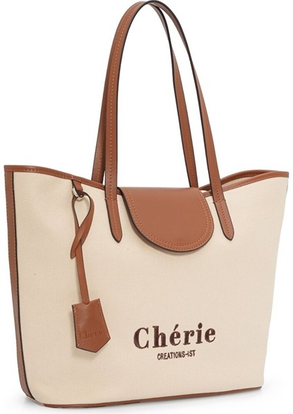 Cosmo Kanvas Leopar Süet Detaylı Bej Kadın Omuz Çantası fiyatları