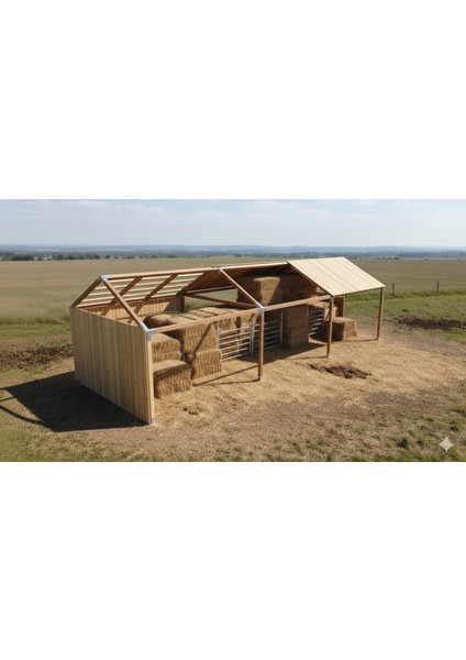 Mandıra & Depo & Garaj Ahşap Birleştirme Aparat Seti (9x9 cm ve 10X10 cm Aparat Ölçüsü Seçenekleriyle) modelleri