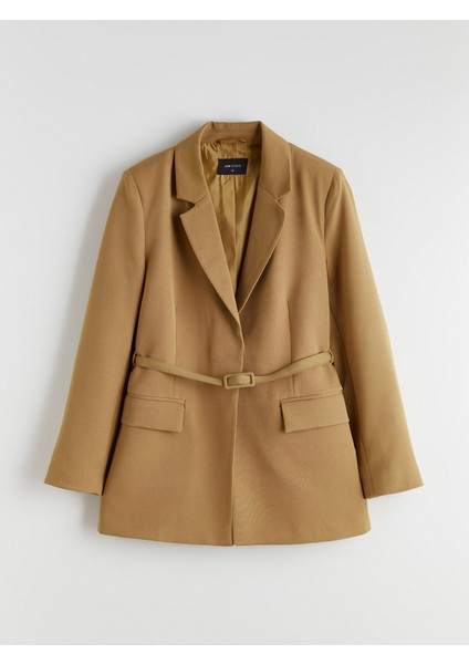 Yeni Sezon Beli Kemerli Kadın Blazer Ceket indirimleri