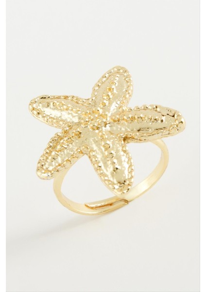 Deniz Yıldızı Metal Yüzük