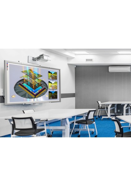 EB-760W 4100 Ansı Lümen Wxga Ultra Kısa Mesafe Lazer Kablosuz Projeksiyon Cihazı