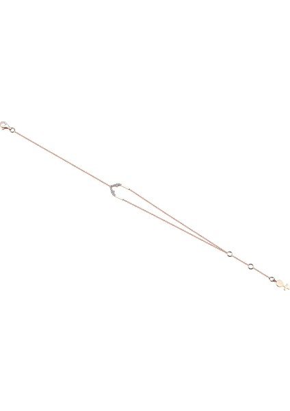 Arches Pointed Trefoil Kadın Altın Bilezik