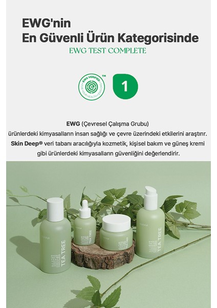 Çay Ağacı Özü Kore Tonik Gözenek Sıkılaştırıcı Akne Karşıtı Yağ Dengeleyici Arındırıcı 130 ml modelleri