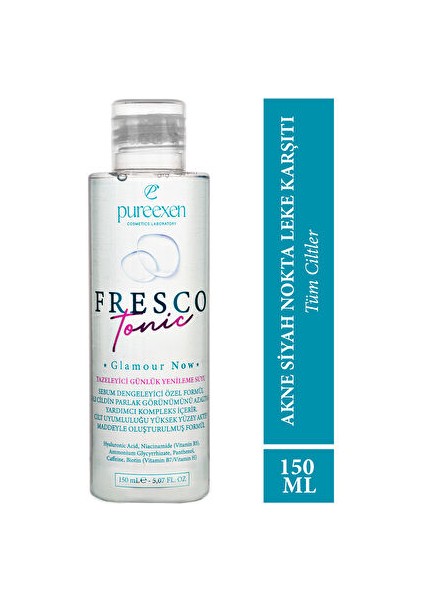Cosmetıcs Fresco Tonic – Akne Siyah Nokta Leke Karşıtı Koruyucu Günlük Cilt Temizleyici