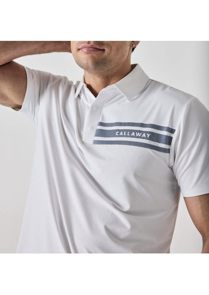 Sport Ls Logo Block Polo Yaka Erkek Tshirt