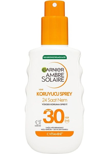 Ambre Solaire 24 Saat Nem Çok Yüksek Koruma Spreyi SPF30 150ML