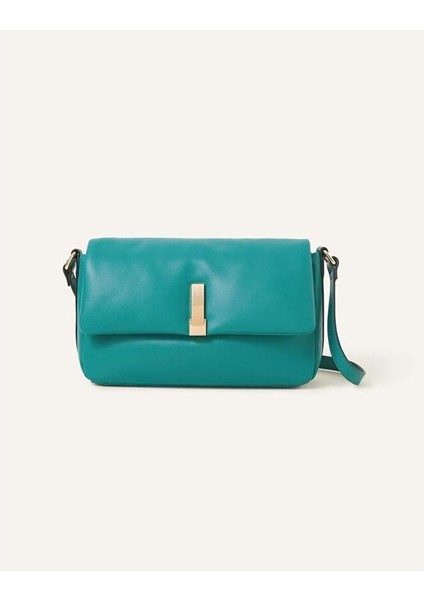 Puffer Crossbody Wıt Green