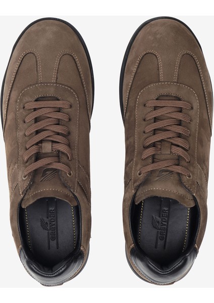 Erkek Duman Hakiki Deri Ayakkabı 5K1UA18691