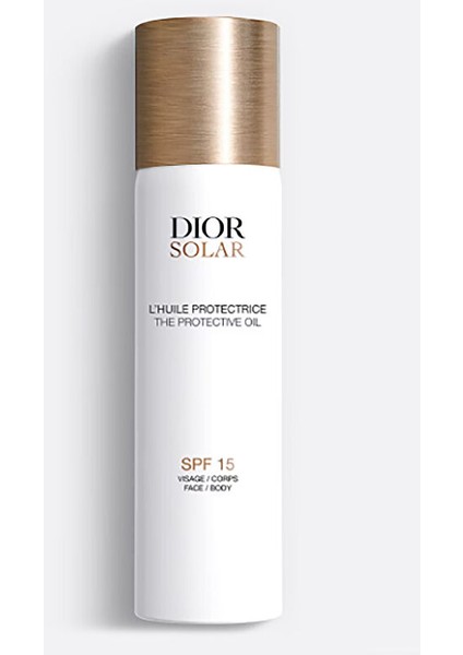 Solar The Protective Oil SPF15 Güneş Koruyucu Yüz ve Vücut Yağı 125 ml