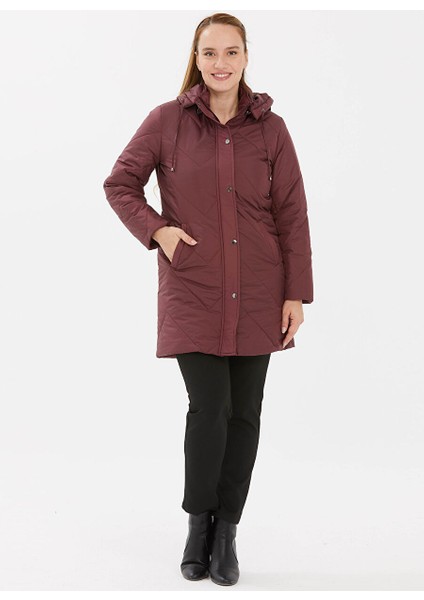 Bordo Kadın Mont 22KSL6008 fiyatları