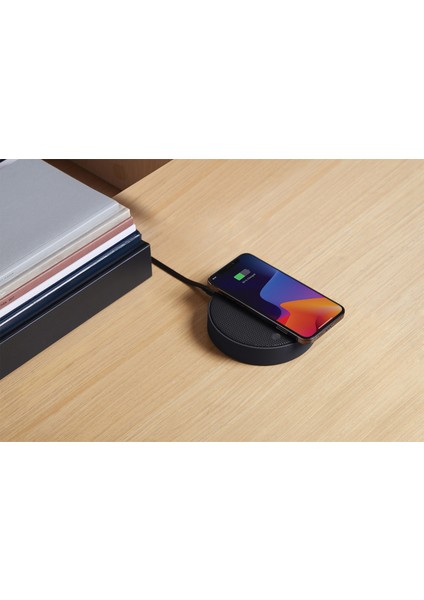 Oslo Siyah Energy + Kablosuz Şarj Cihazı ve Bluetooth Hoparlör