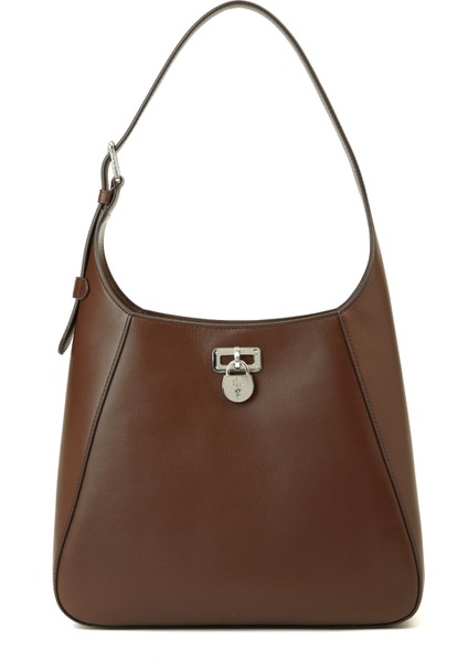 Koyu Kahverengi Kadın Deri Çanta