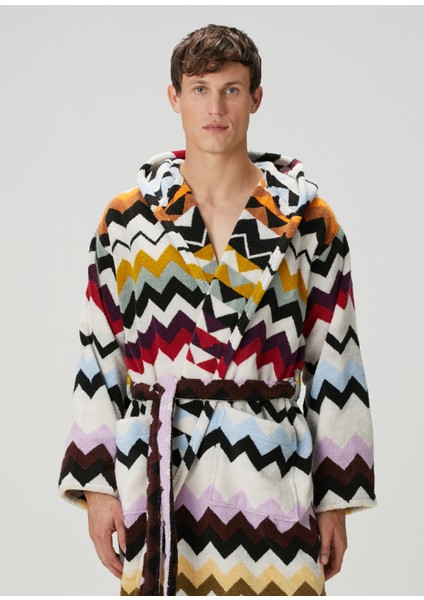 Zikzak Desenli Bornoz fiyatları
