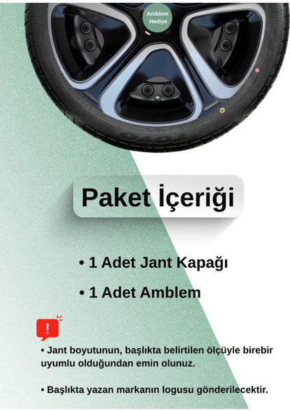 Renault Clio Iv 16 Inç Jant Kapağı Çift Renk (Amblemli 1-Adet Kapak) 313 fiyatları