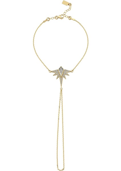 Burst 14 Ayar Altın Kadın Şahmeran Bileklik