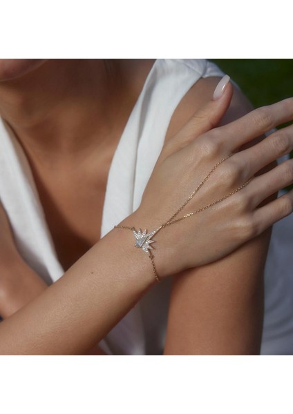 Burst 14 Ayar Altın Kadın Şahmeran Bileklik fiyatları