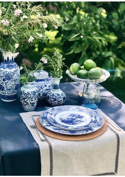 Bleu Blanc Mavi Porselen Mini Vazo fiyatları