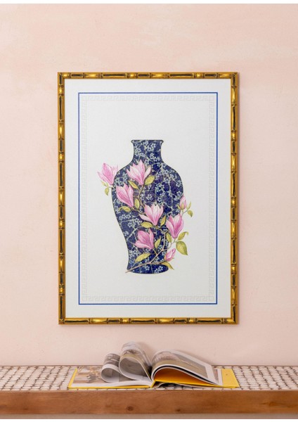 Blue Blanc Seramik Karo Tablo 64 x 90 cm fiyatları