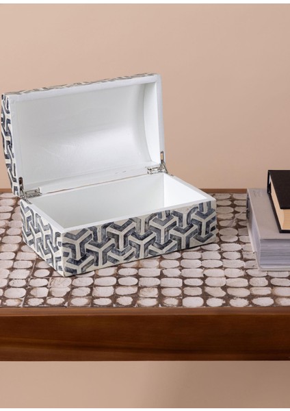 Sedef Seramik Dikdörtgen Dekoratif Kutu 25 x 15 cm modelleri