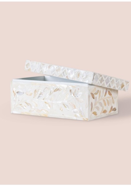 Sedef Seramik Dikdörtgen Dekoratif Kutu 25 x 16 cm modelleri