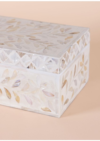 Sedef Seramik Dikdörtgen Dekoratif Kutu 25 x 16 cm fırsatları