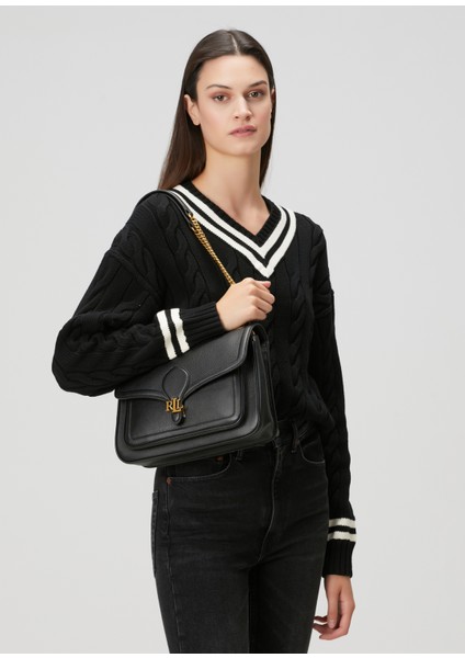 Siyah Kadın Deri Omuz Çantası fiyatları