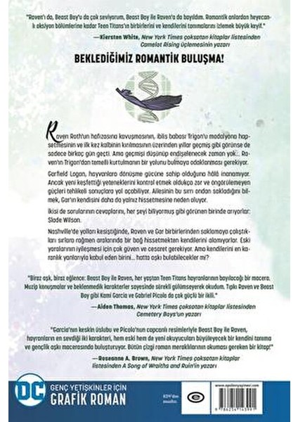 Teen Titans Beast Boy ile Raven - Kami Garcia&Gabriel Picolo modelleri