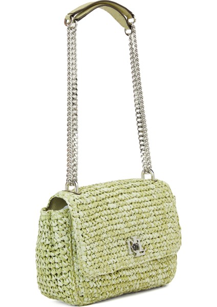 Sophee 22 Yeşil Kadın Hasır Plaj Çantası modelleri