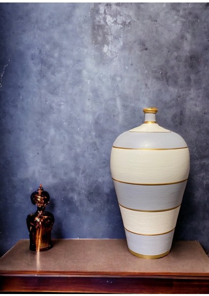 Stripe Matte Renkli Seramik Vazo modelleri