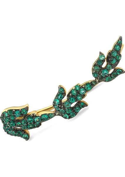 Green Delonix Kadın Altın Tekli Küpe fiyatları