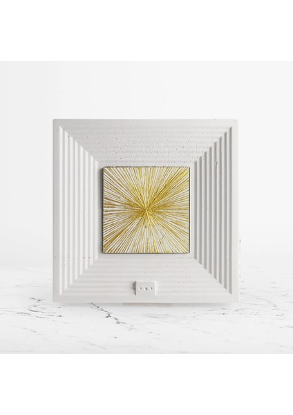 Hüzme Sanatsal Tablo Yaldız Beyaz Akrilik Uygulama fiyatları