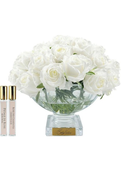 Luxury Centerpiece 37 Beyaz Güllü Koku