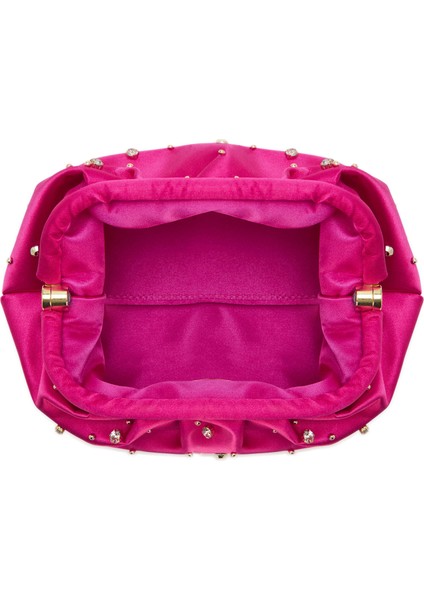 Vega Fuschia Nakıi Swarovski Taşlı El Portföyü fırsatları