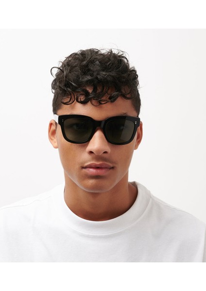 Liv Bio Siyah Yeşil Asetat Unisex Güneş Gözlüğü indirimleri
