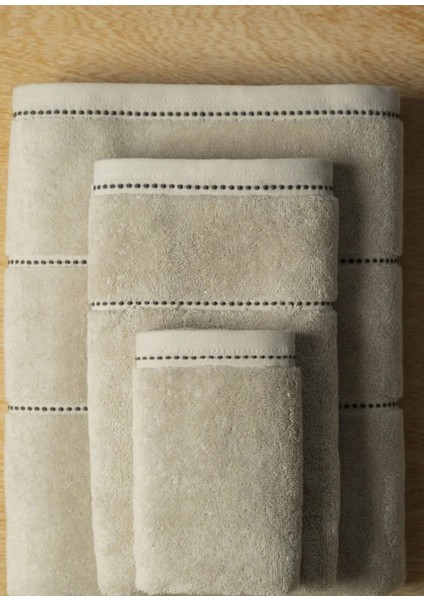 Copper Ekru Pamuklu Banyo Havlusu 90 x 150 cm modelleri