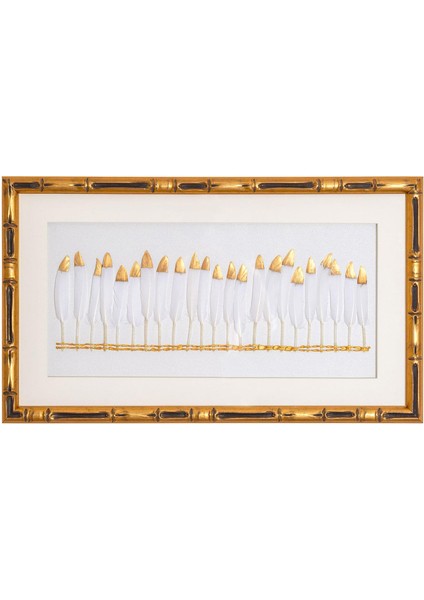 Flume Beyaz Tüylü Tablo TBL0098