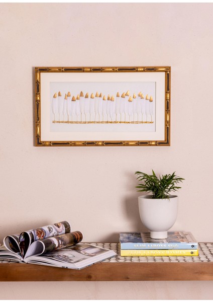 Flume Beyaz Tüylü Tablo TBL0098 fiyatları