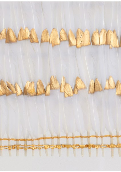 Flume Beyaz Tüylü Tablo TBL0098