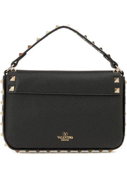 Rockstud Siyah Kadın Deri Çanta fırsatları