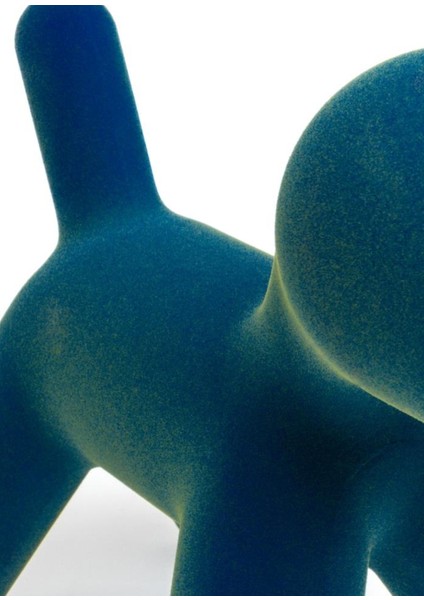 Puppy Blue Medium Köpek Heykeli modelleri