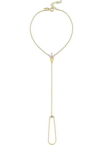 Lotus 14 Ayar Altın Kadın Şahmeran Bileklik