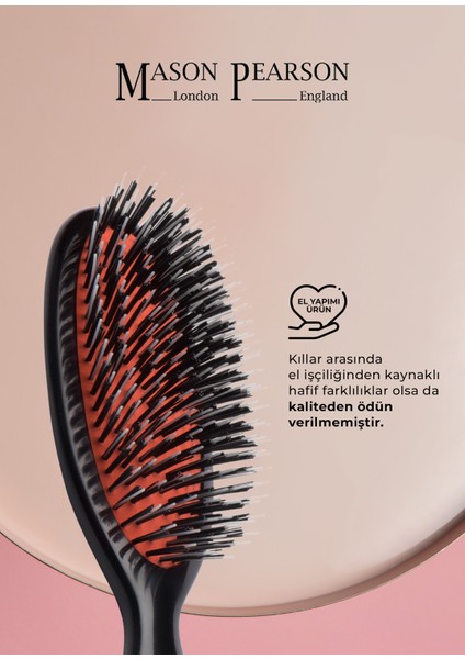 Pocket Bristle Nylon Bn4 Dark Saç Fırçası fiyatları